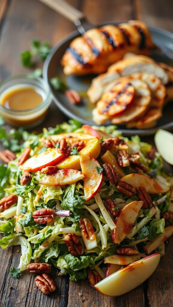 grilled chicken apple slaw