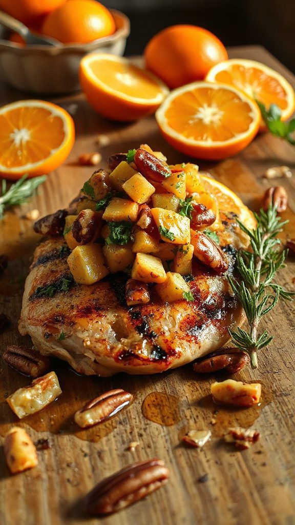 grilled chicken with chutney