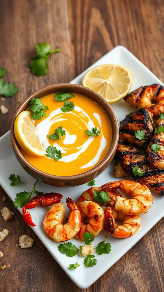 grilled shrimp or chicken recipe