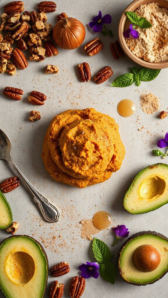 guilt free pumpkin pecan treat