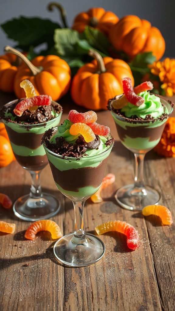 gummy worm parfait recipe