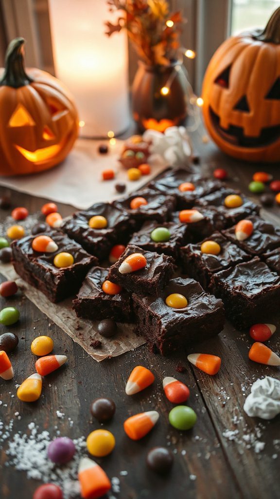 halloween candy brownie recipe