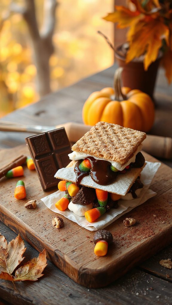 halloween candy s mores recipe
