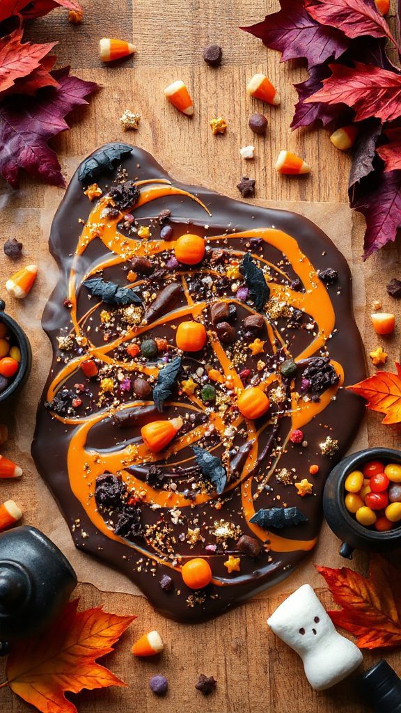 halloween chocolate bark recipe