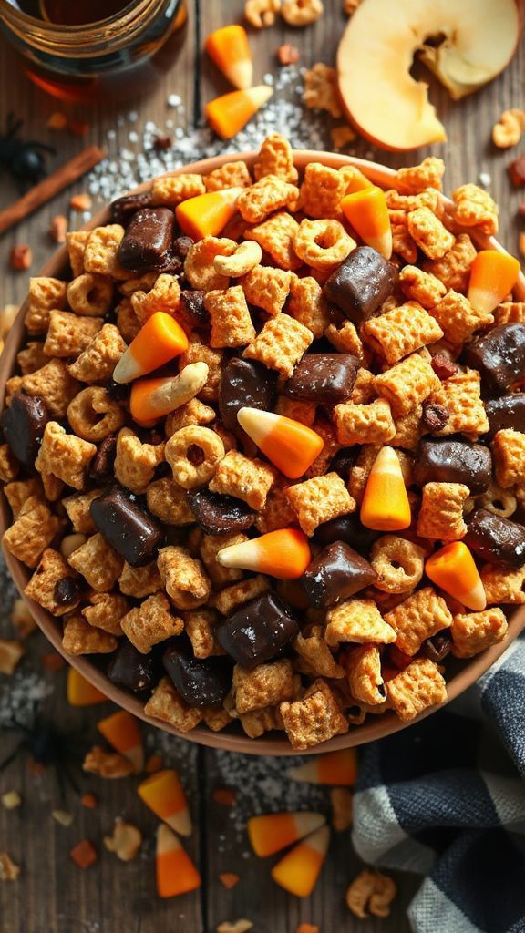 halloween chocolate peanut butter snack