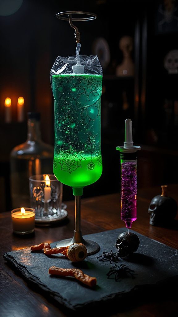 halloween cocktail with flair
