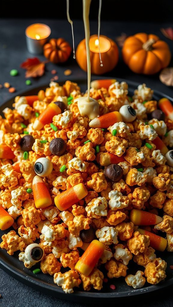 halloween popcorn candy mix