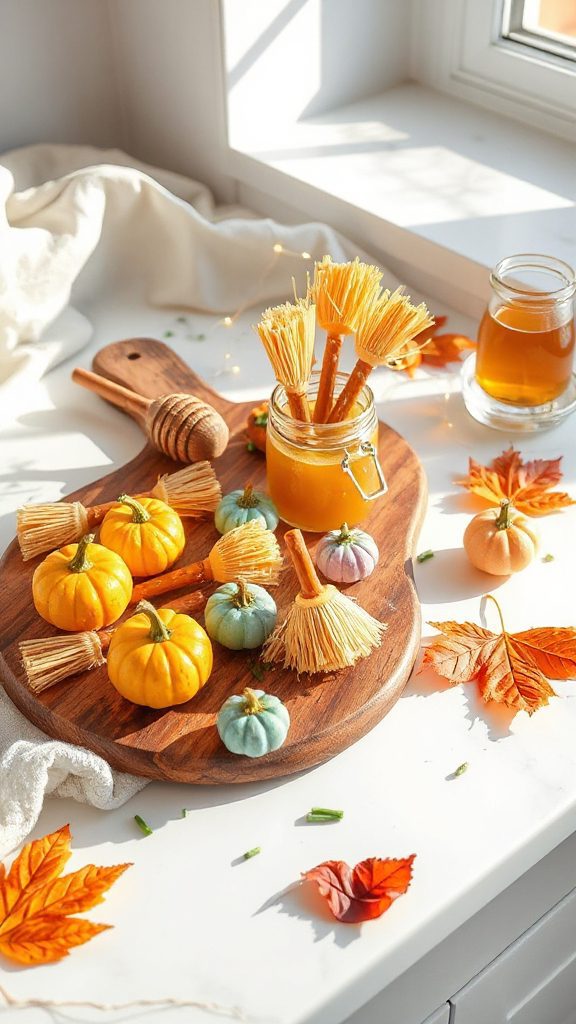 halloween pretzel cheese treats