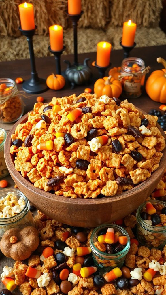 halloween snack chex mix