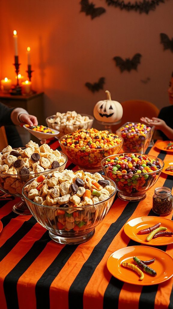 halloween snack mix delight