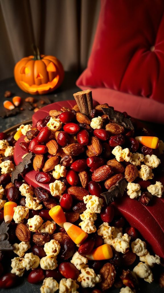 halloween themed berry trail mix