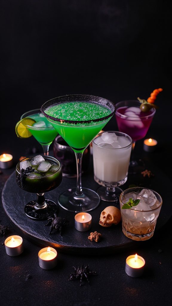 halloween themed fruity mocktail