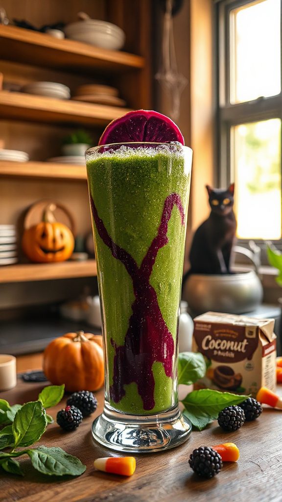 halloween themed nutritious smoothie recipe