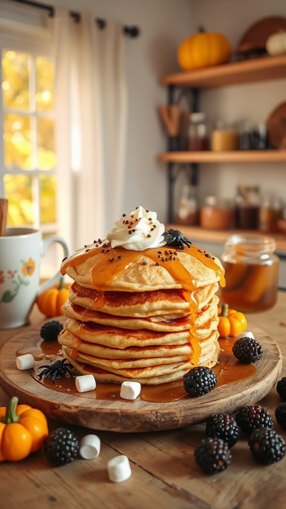 halloween themed pancake recipe
