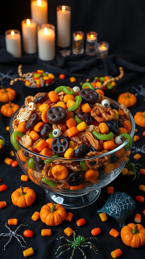 halloween themed snack mix