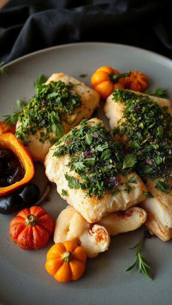 haunted herb crusted cod recipe