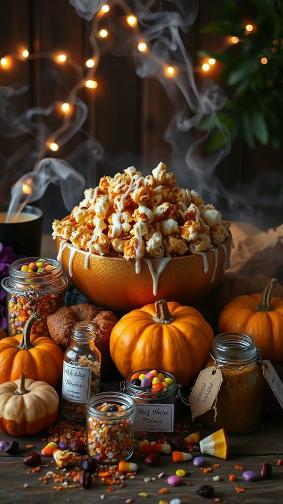 hauntingly delicious caramel popcorn