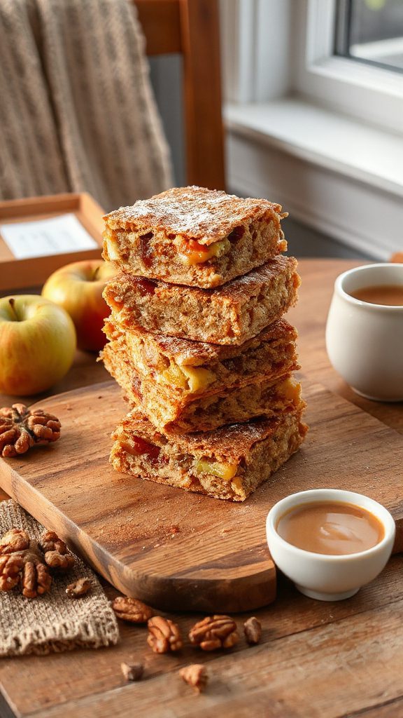 healthier apple blondies recipe