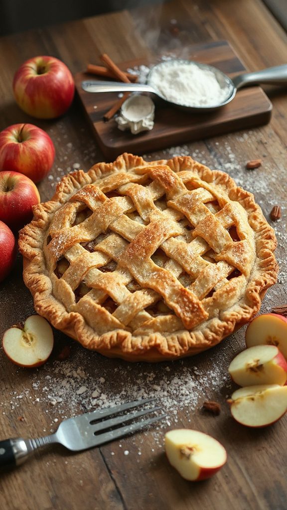 healthy almond flour apple pie