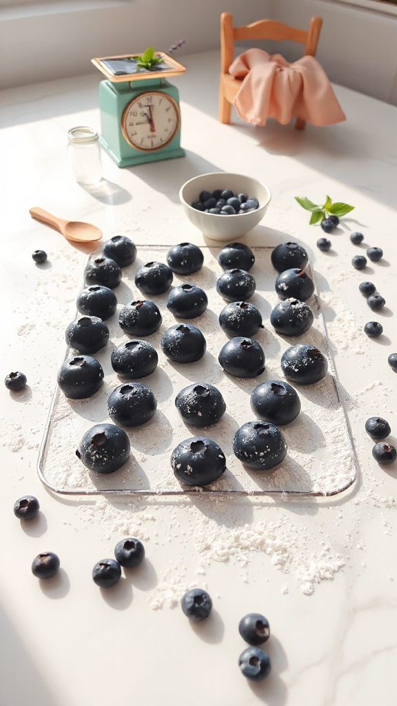 healthy blueberry yogurt treats