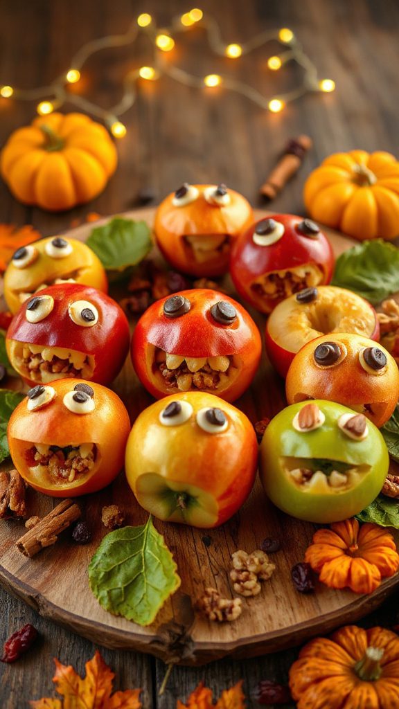 healthy halloween apple treats