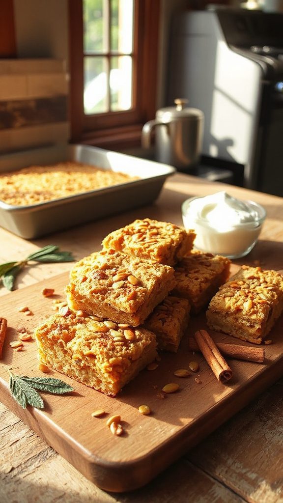 healthy pumpkin dessert bars