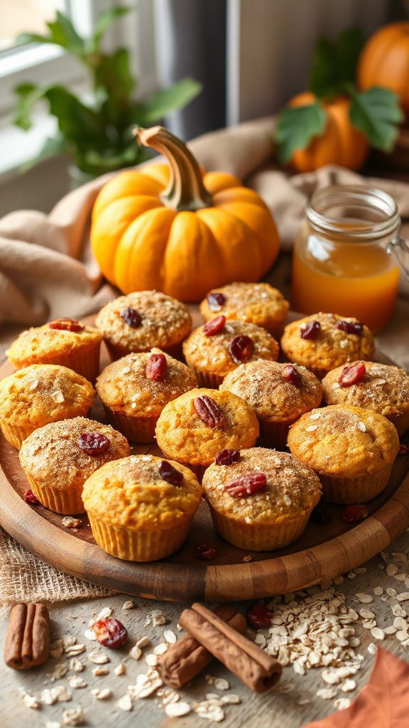 healthy pumpkin oatmeal cups