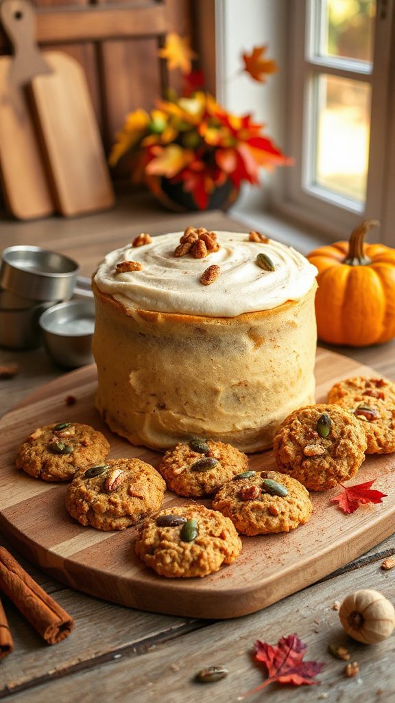 healthy pumpkin spice cookies