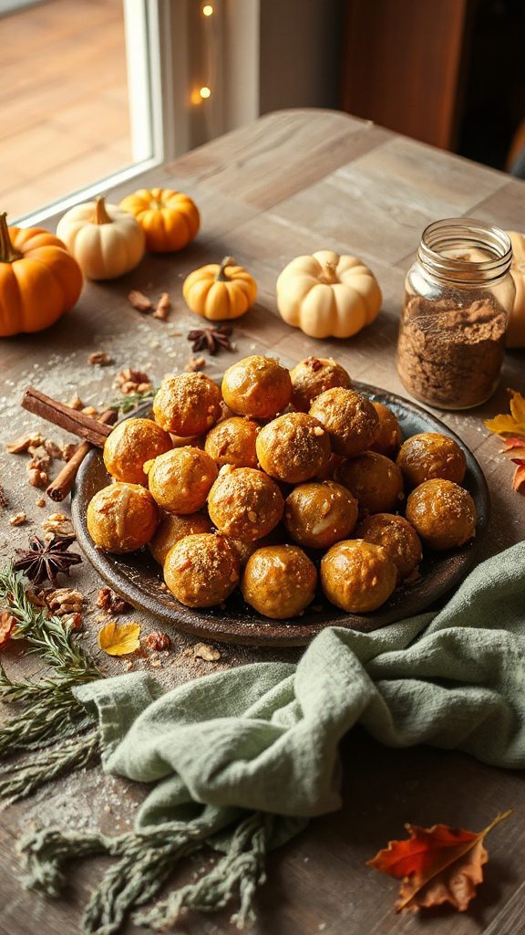 healthy pumpkin spice snacks