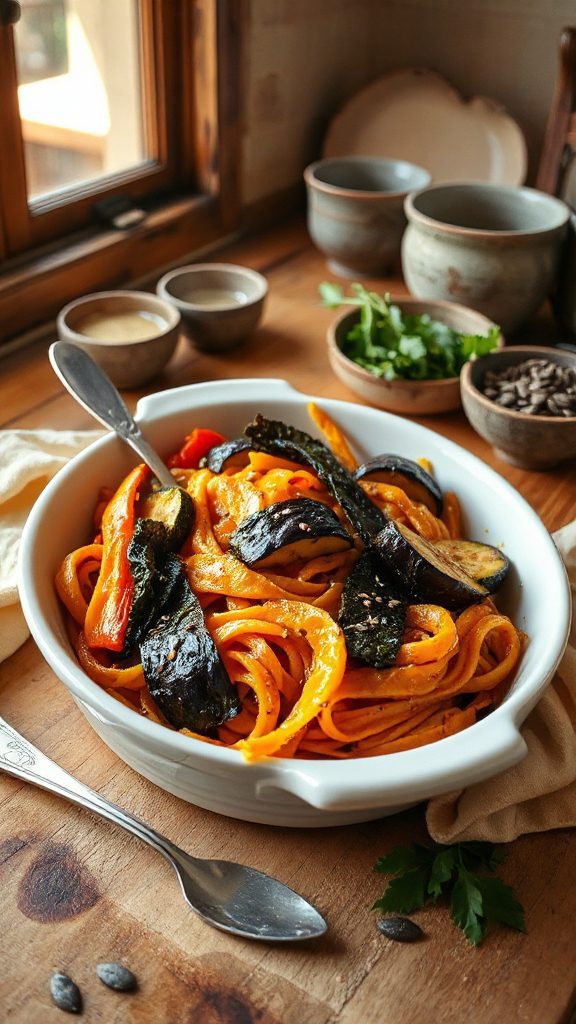 healthy roasted vegetable bake