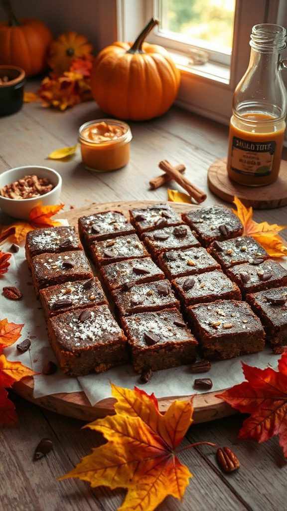 healthy spiced sweet potato brownies