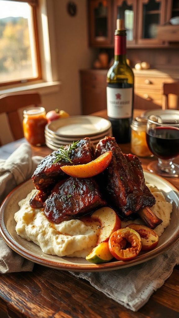 hearty apple cider short ribs