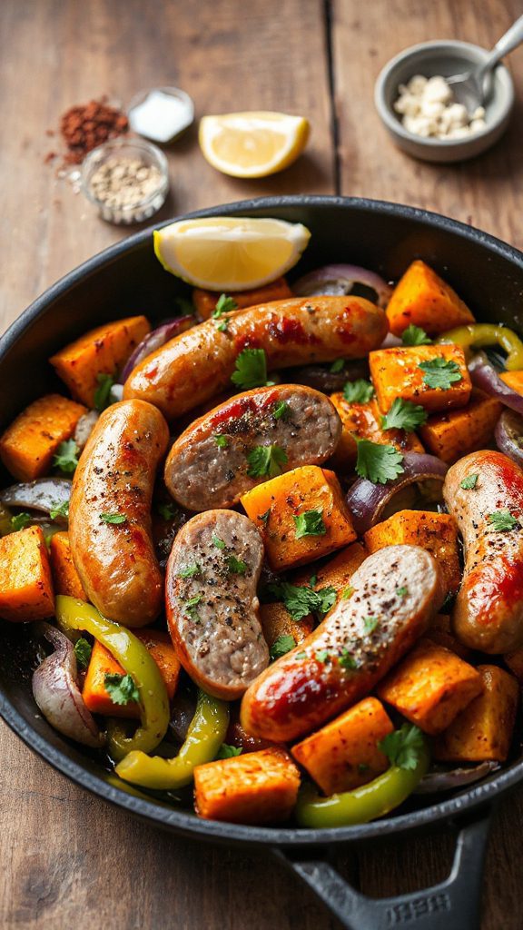 hearty low carb breakfast skillet