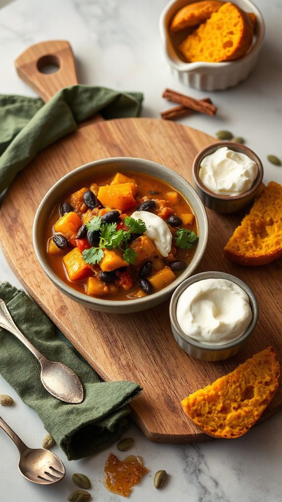 hearty pumpkin chili recipe