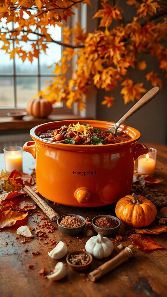 hearty pumpkin chili recipe