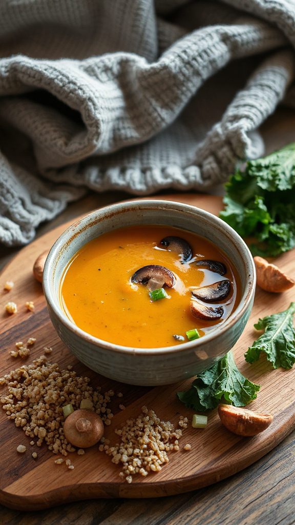 hearty pumpkin miso soup