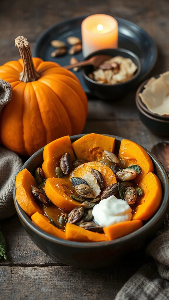 hearty pumpkin sage stew