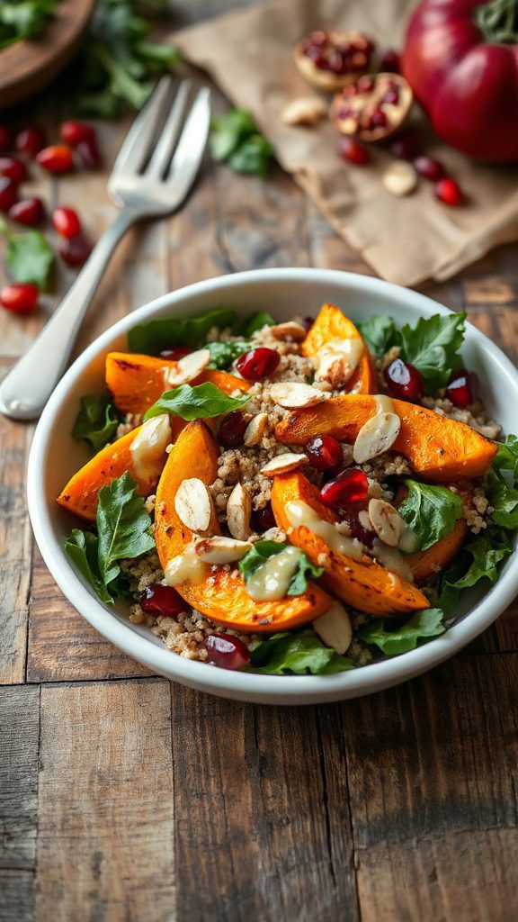 hearty roasted pumpkin salad