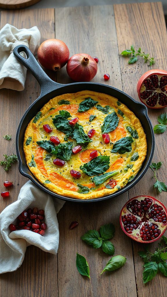 hearty sweet potato frittata