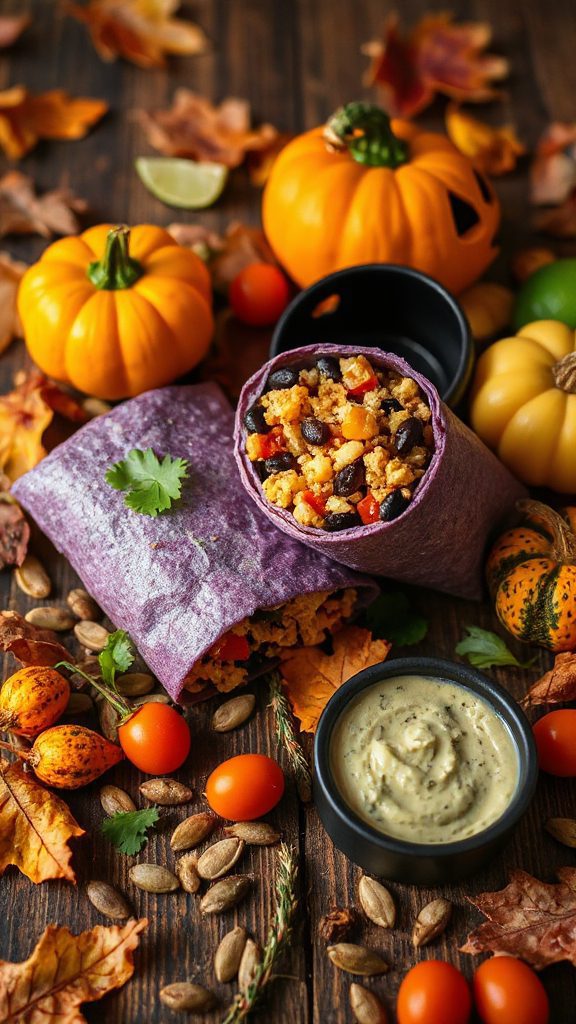 hearty vegetarian wrap recipe