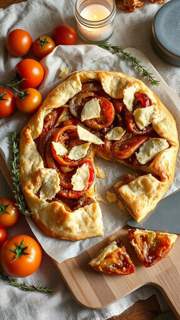 heirloom tomato gruy re galette