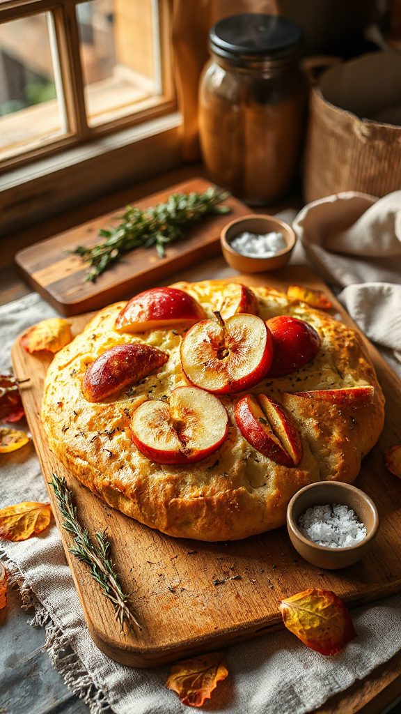 herb infused apple focaccia recipe