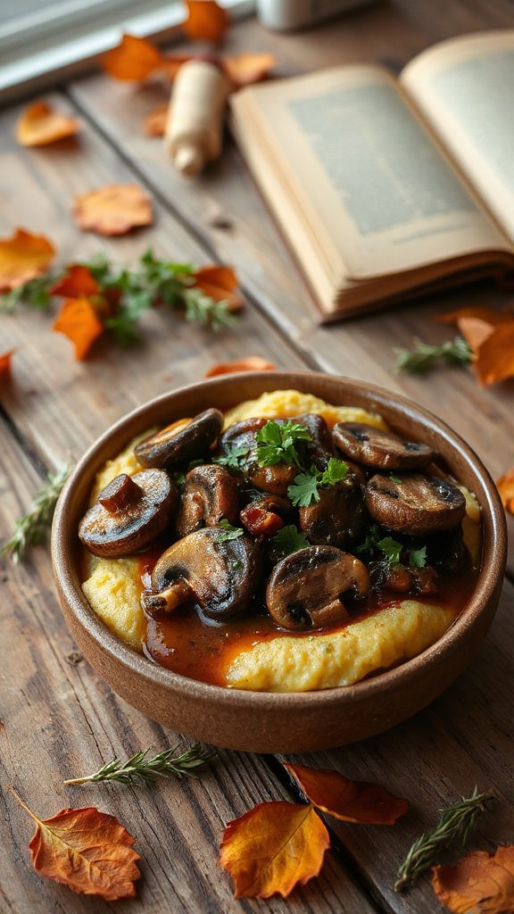 herb infused polenta ragu delight