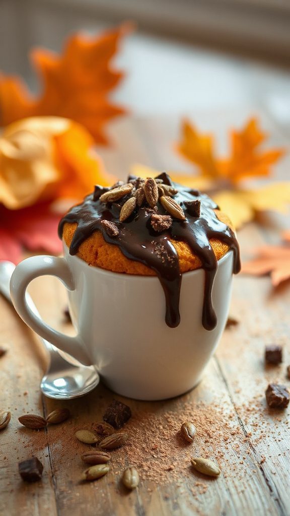 high protein pumpkin chocolate cake