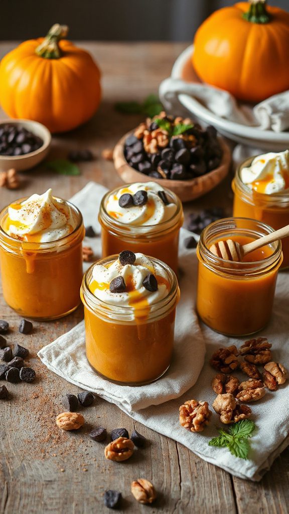 high protein pumpkin dessert