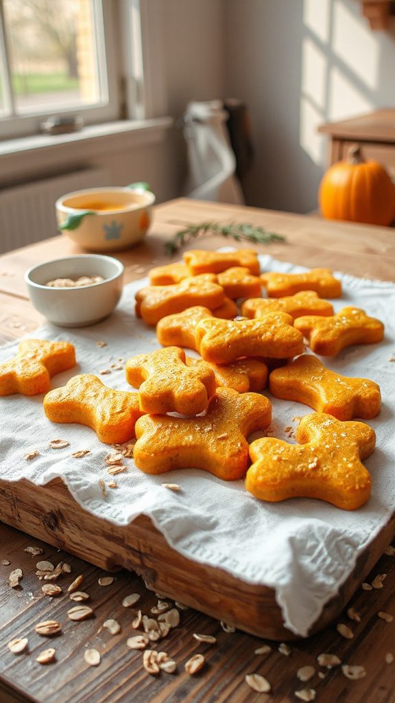 homemade pumpkin oat treats