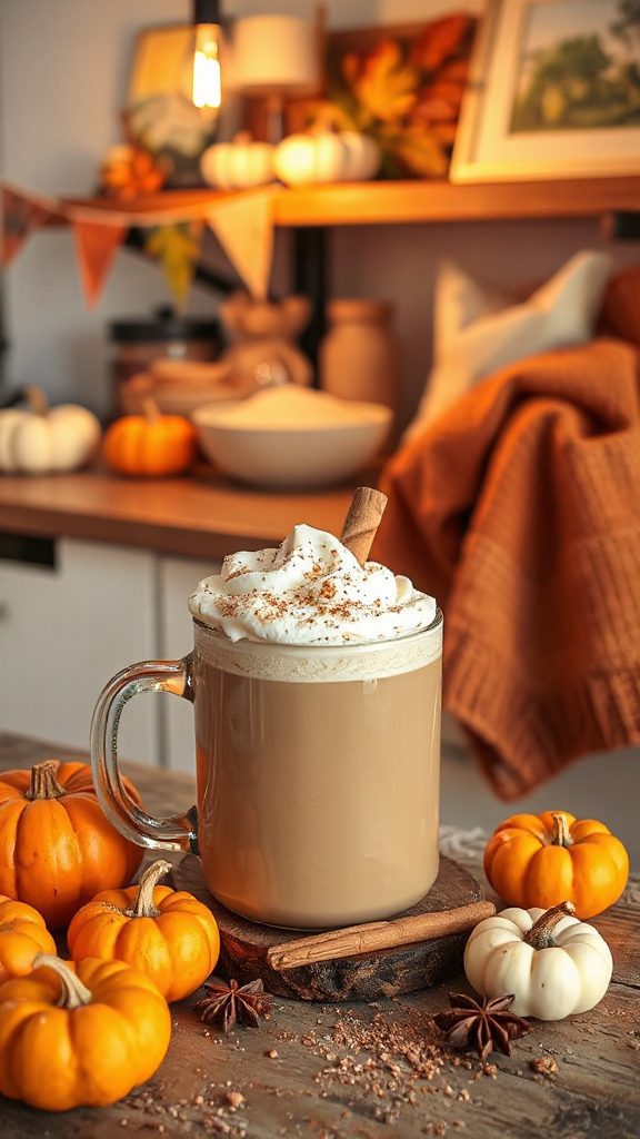 homemade pumpkin spice latte