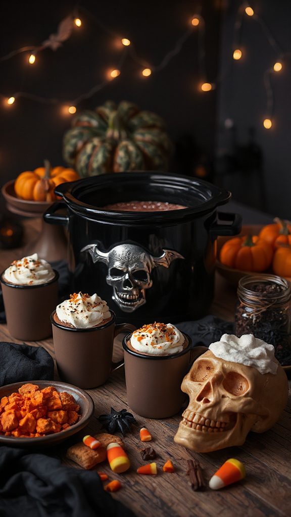 indulgent halloween hot chocolate