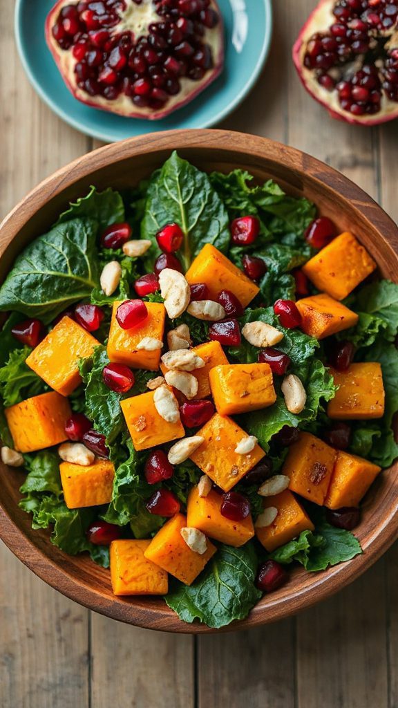 kale pumpkin salad recipe