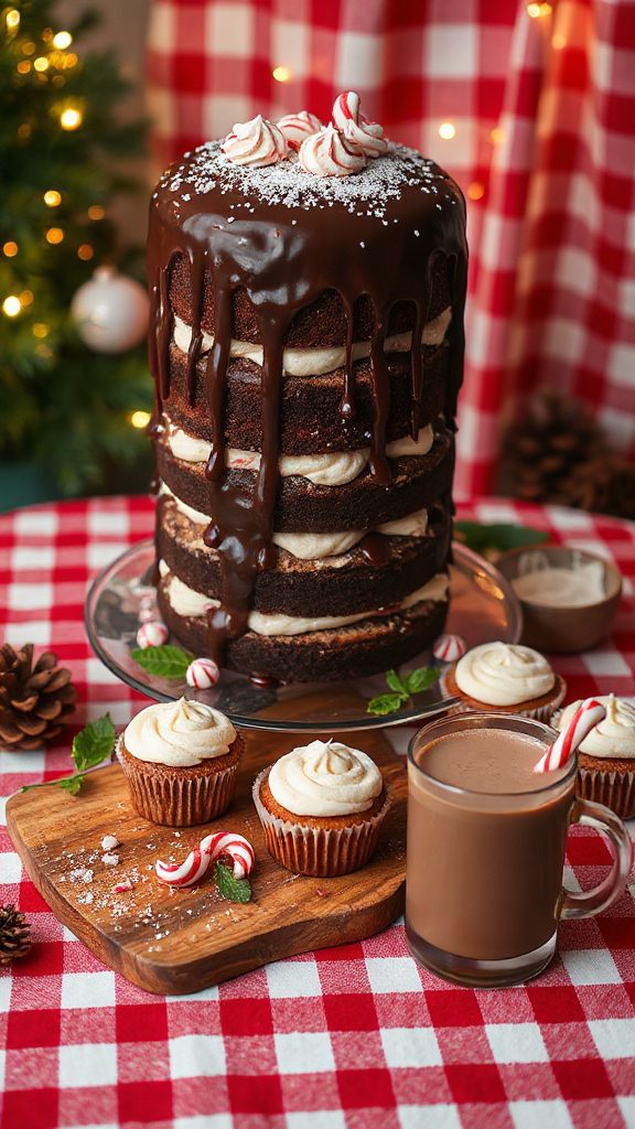 keto chocolate peppermint cake